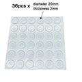 100Pcs Soft Silicone Rubber Anti Slip Bumpers Feet Pads Damper Buffer Cabinet Bumpers Silicone Furniture Pads Drawer Door Pad