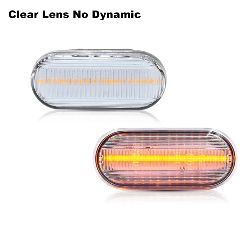 For VW Golf 3 4 MK3 MK4 Passat 3BG Polo 6N 9N Bora Vento Dynamic Side Marker Turn Signal Sequential Blinker Light