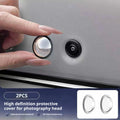 SEAMETAL Car Camera Protective Cover–Rainproof/Dustproof Anti-Gravel Scratch with High Clarity & 360° View HD Transparent Cover