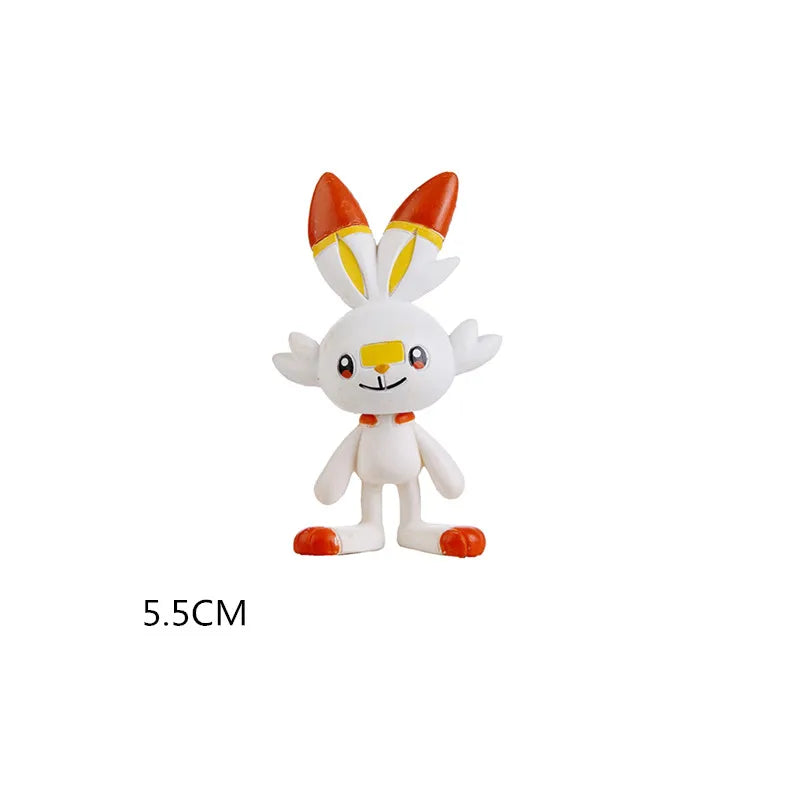 Pokemon 4-13Cm Toys Model Cartoons Movie Anime Figure Pikachu Eevee Charmander Mewtwo Collection Dolls Birthday Best Gift