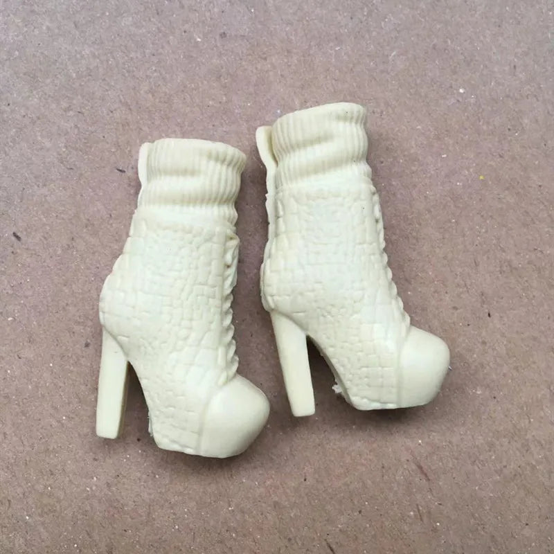 Original 1/6 Doll Shoes Boots Sandals Girl DIY Dressing Doll Toys Doll Decors For FR Super Model Barby Dolls Colorful Doll Shoes
