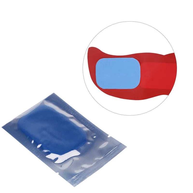 100Pcs Abs Stimulator Gel Pads Replacement Gel Stickers Hydrogel  For EMS Muscle Training Massager ABS Abdominal Trainer
