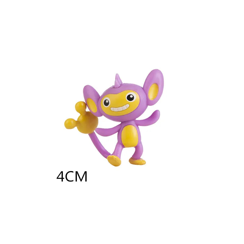Pokemon 4-13Cm Toys Model Cartoons Movie Anime Figure Pikachu Eevee Charmander Mewtwo Collection Dolls Birthday Best Gift