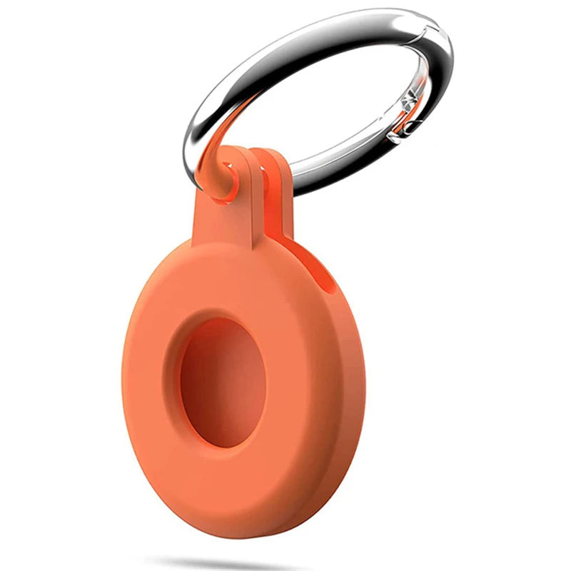 Candy Colors Liquid Silicone Case For Apple 2021 New AirTag Tracker Anti-Scratch Cover Locator Keychain Protect Sleeve Anti-lost