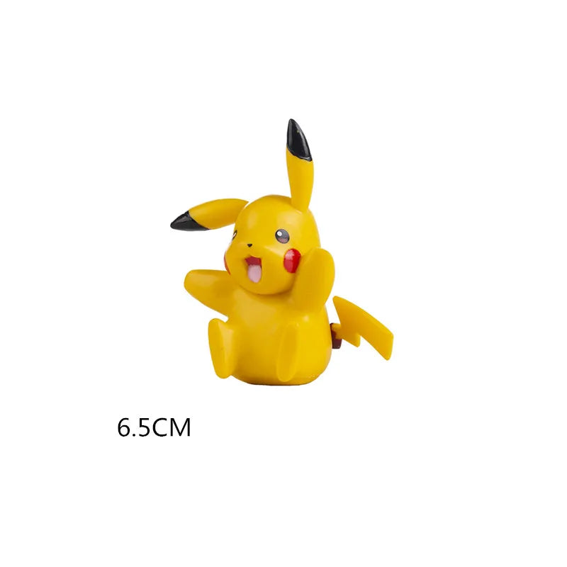 Pokemon 4-13Cm Toys Model Cartoons Movie Anime Figure Pikachu Eevee Charmander Mewtwo Collection Dolls Birthday Best Gift