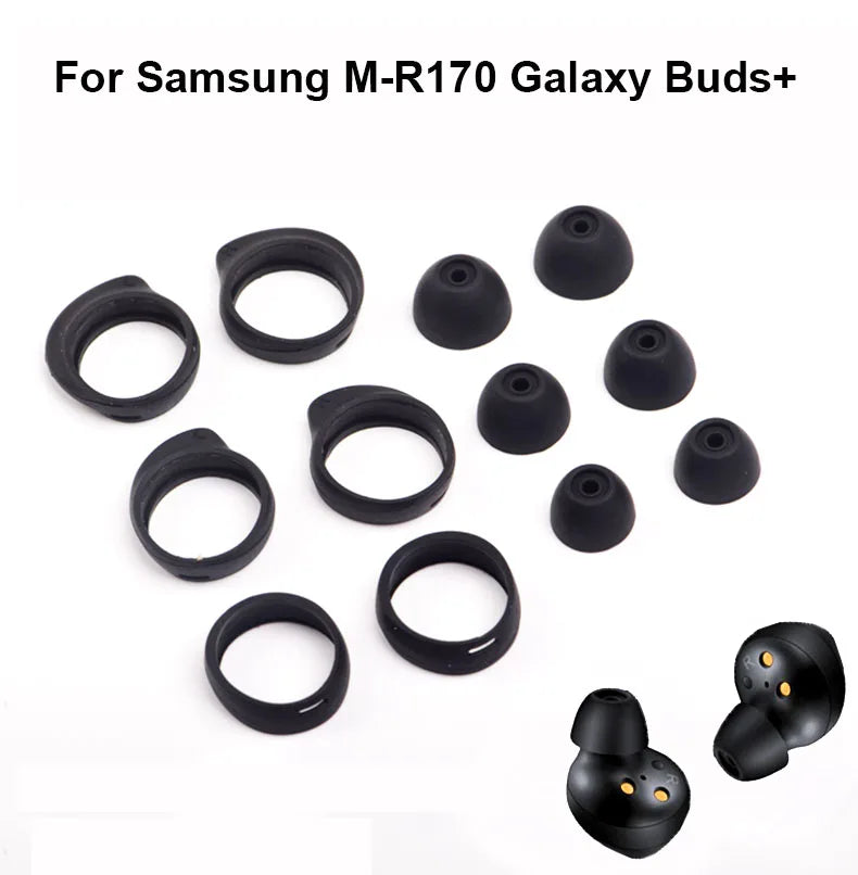 Earphone Silicone Case For Samsung R170/R175 Galaxy Buds+ Ear Pads Cushion Bluetooth Headset In-Ear Caps Covers Earbuds Eartips