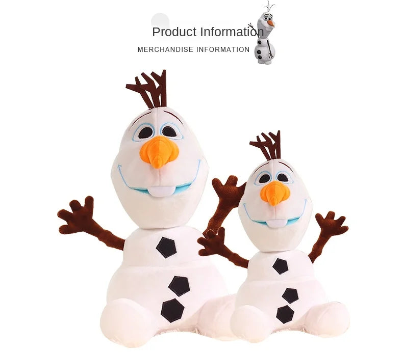 30cm 50cm Frozen Olaf Plush Kawaii Snowman Toys Action Figure Model Soft Stuffed Anime'S Doll Toys Children'S Christmas Gift