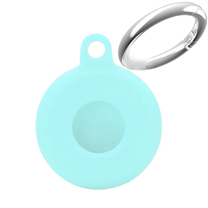 Candy Colors Liquid Silicone Case For Apple 2021 New AirTag Tracker Anti-Scratch Cover Locator Keychain Protect Sleeve Anti-lost