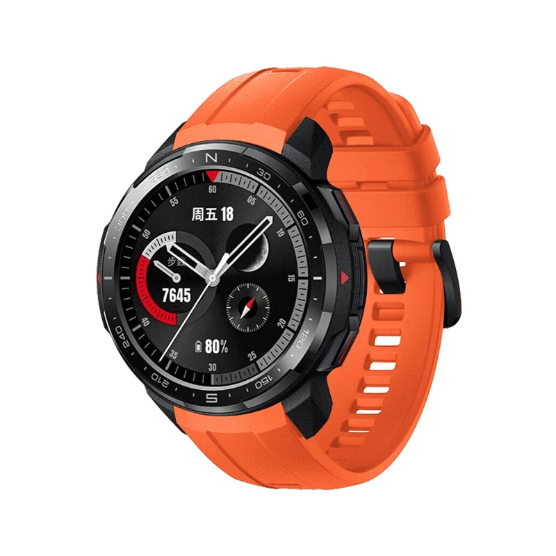 Silicone Strap For Honor Watch GS Pro Strap Wristband Soft Sport Bracelet For Huawei Honor GS Pro Accessories Smart Watchband