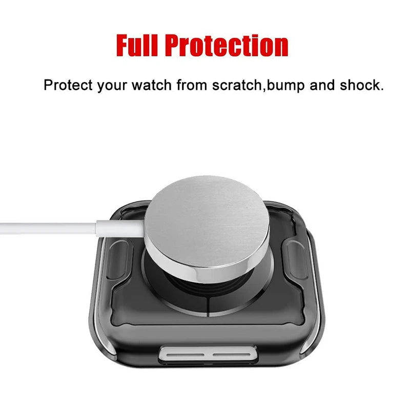 Screen Protector For Apple Watch Ultra 9 8 7 6 SE 5 4 3 2 Case bumper Cover for iwatch series 49mm 45mm 41mm 44mm 40mm 42mm 38mm