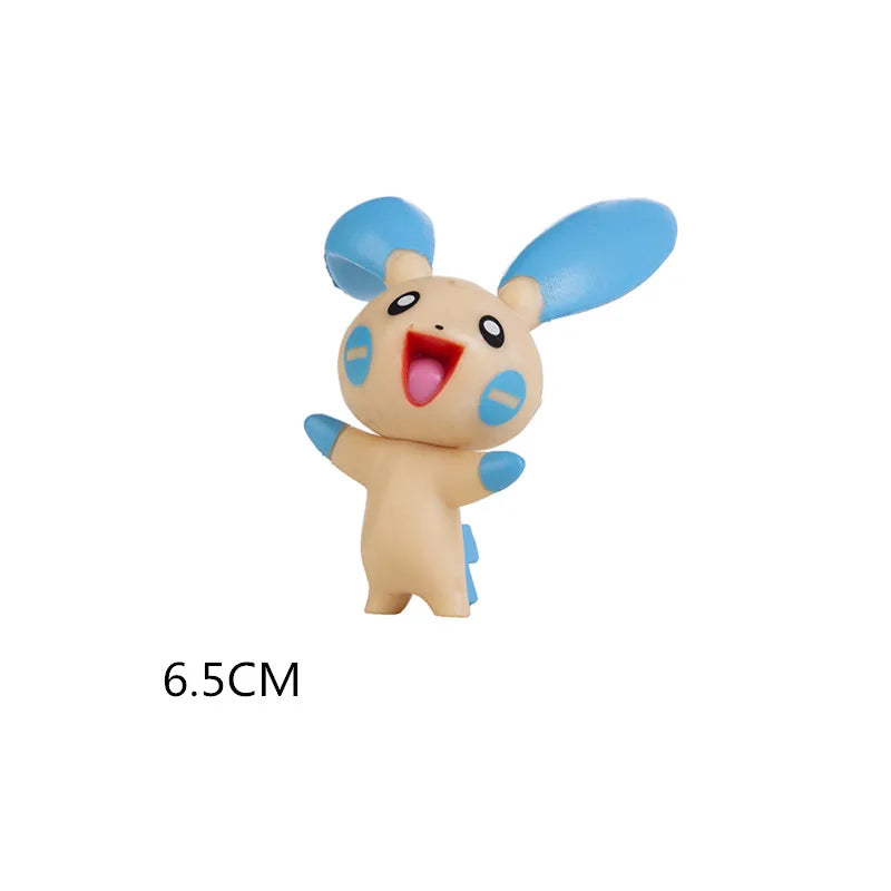 Pokemon 4-13Cm Toys Model Cartoons Movie Anime Figure Pikachu Eevee Charmander Mewtwo Collection Dolls Birthday Best Gift