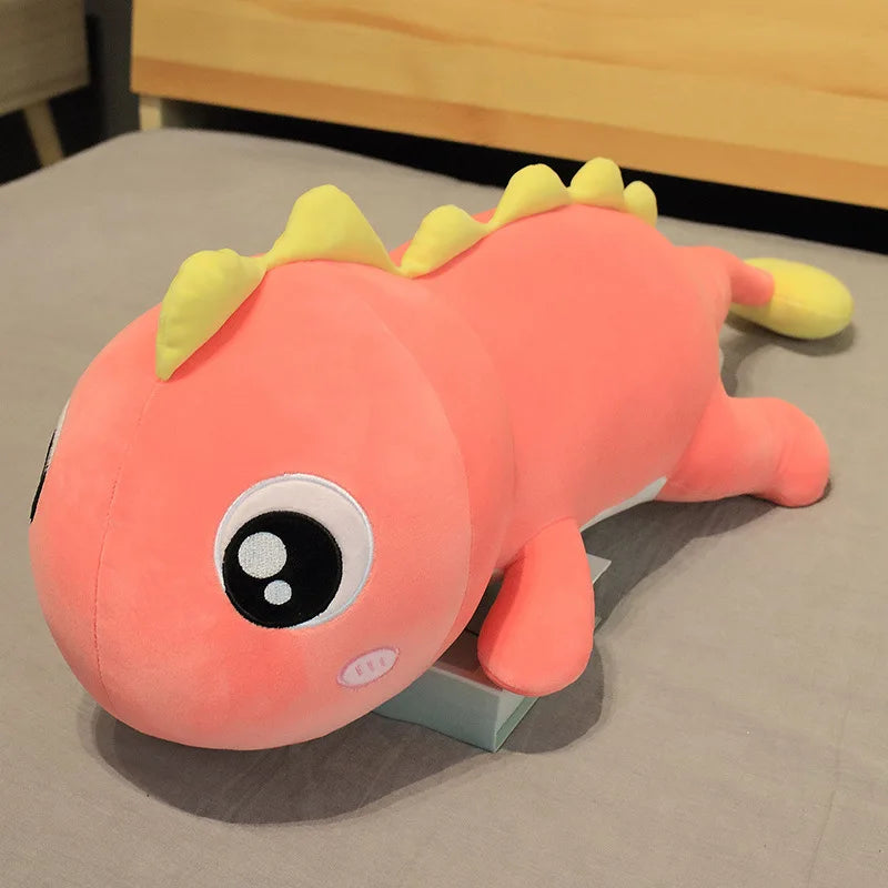 60CM Long Dinosaur Plush Toys Lovely Soft Anime Animal Dinosaur Stuffed Kawaii Room Decor Doll Pillow Toy For Kids Girl Gifts
