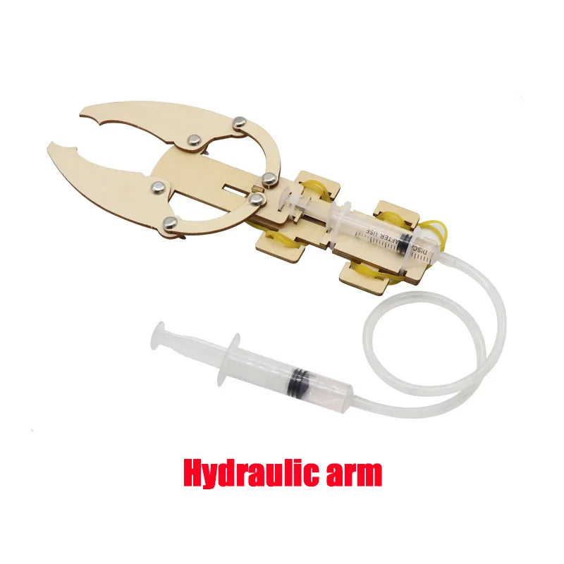 Hydraulic Excavator DIY Student Technology Small Production Science and Education Toy Model Science Experiment Toy