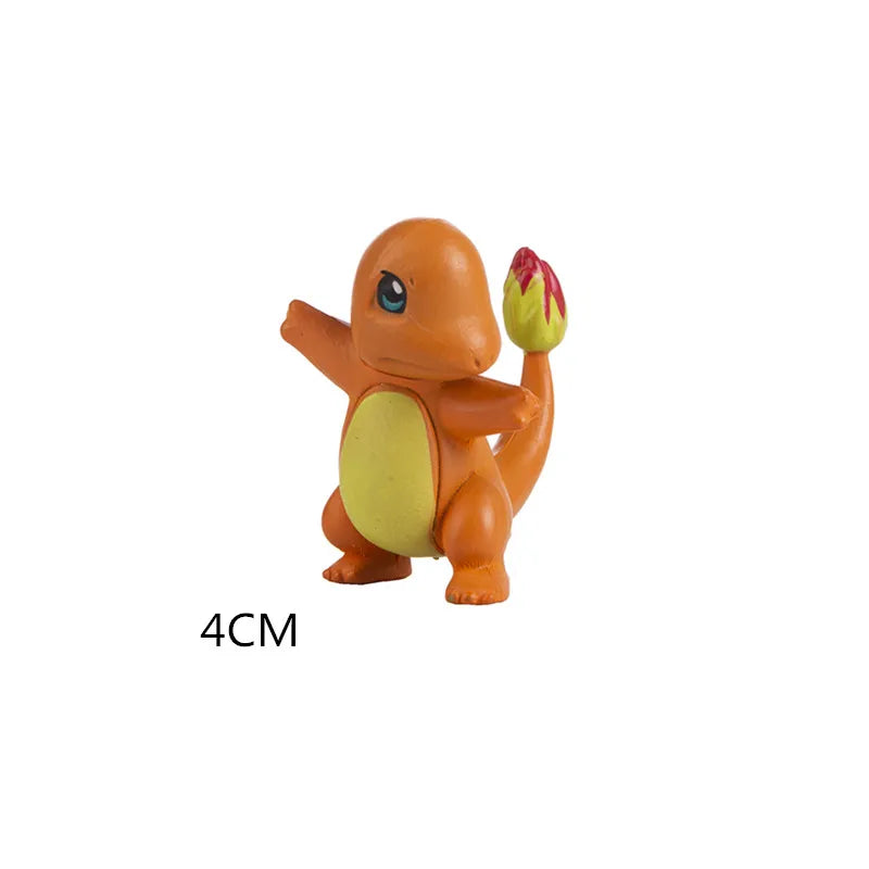 Pokemon 4-13Cm Toys Model Cartoons Movie Anime Figure Pikachu Eevee Charmander Mewtwo Collection Dolls Birthday Best Gift