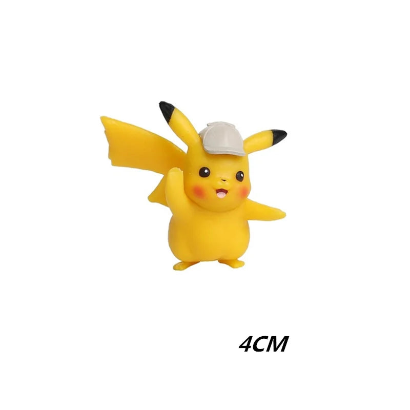 Pokemon 4-13Cm Toys Model Cartoons Movie Anime Figure Pikachu Eevee Charmander Mewtwo Collection Dolls Birthday Best Gift