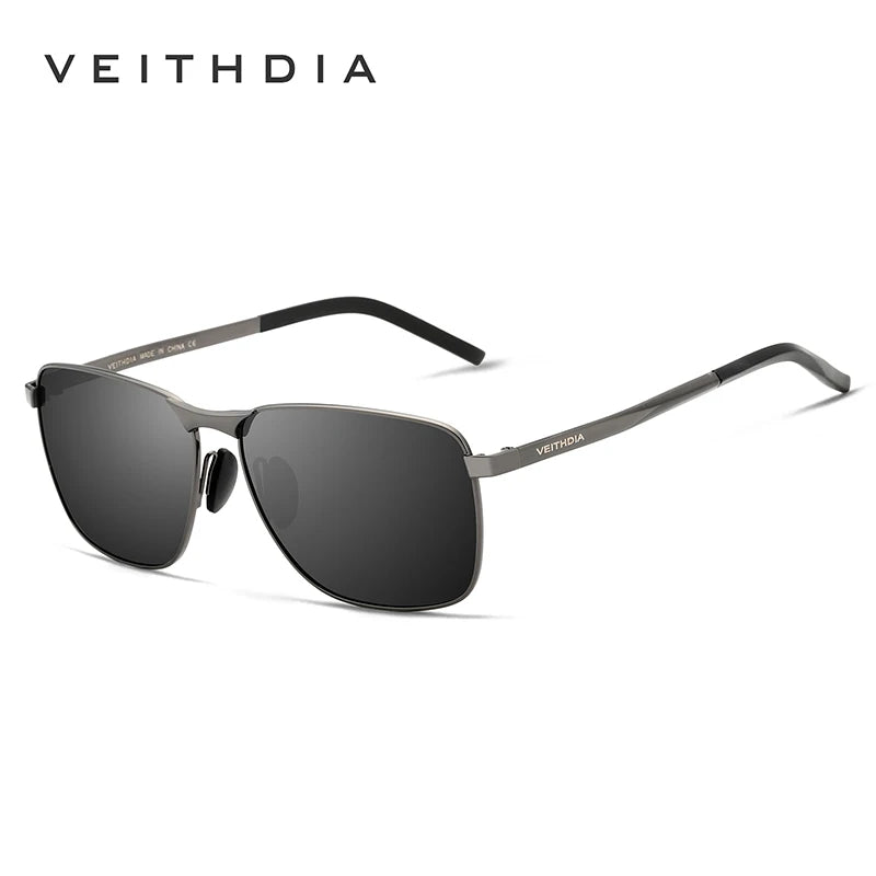 VEITHDIA Brand Men's Vintage Sports Sunglasses Polarized UV400 Lens Eyewear Accessories Male Outdoor Sun Glasses For Women V2462