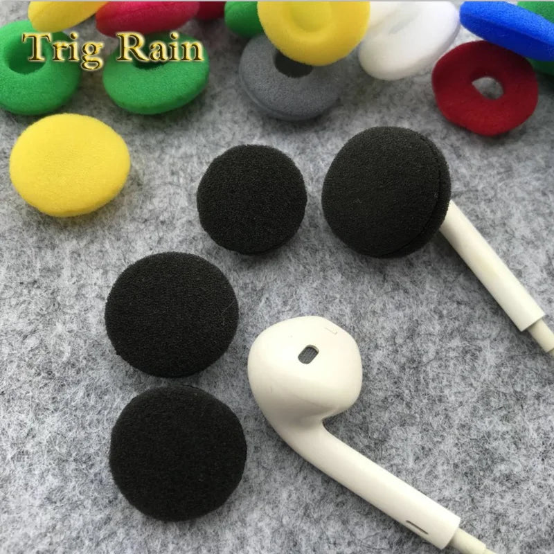 20pcs Ear Pads For Headphones Foam 18mm Sponge Bluetooth Earphones Replacement Earphone Earpads Covers MP3 MP4 Moblie Phone