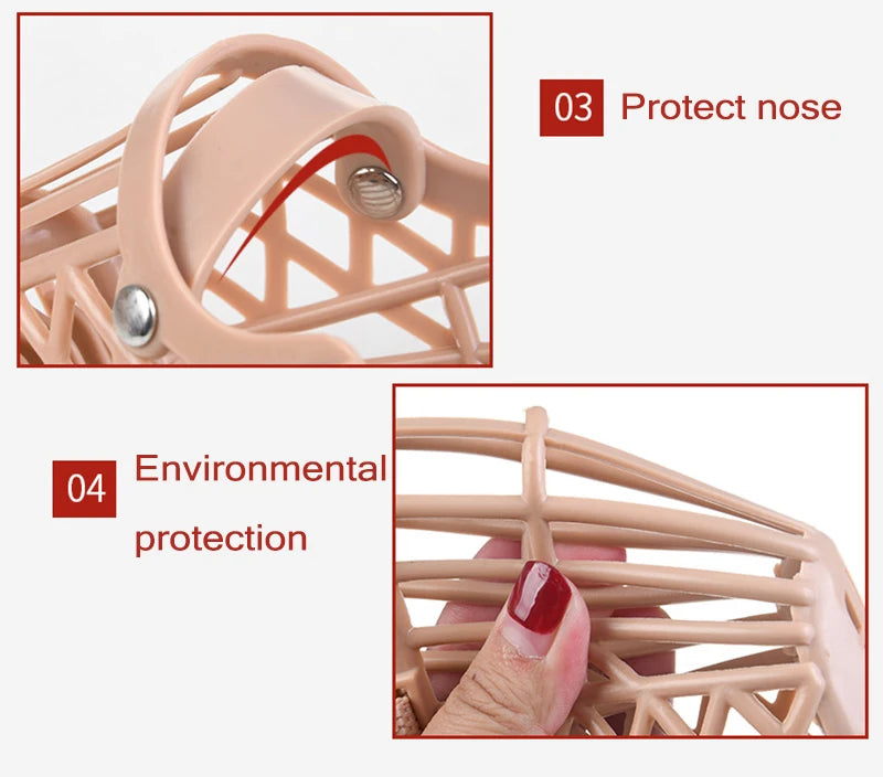 Adjustable Puppy Big Dog Muzzle Safety Breathable Pet Mouth Mask for Small Medium Large Dogs Pets Accessories Mascotas Product