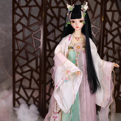 Special Price DBS Doll 1/3 BJD Mechanical Joint Body With Makeup Including Hair Eyes Clothes 62cm Height Girls Dream Fairy