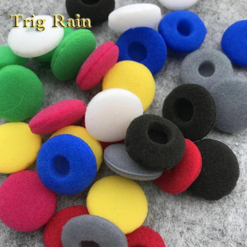 20pcs Ear Pads For Headphones Foam 18mm Sponge Bluetooth Earphones Replacement Earphone Earpads Covers MP3 MP4 Moblie Phone
