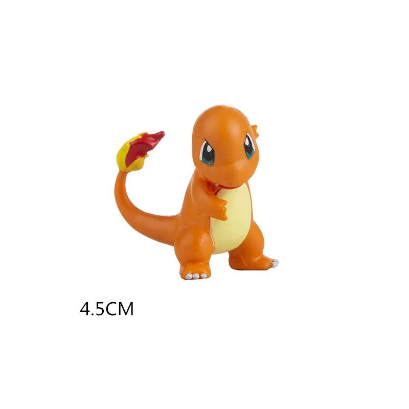 Pokemon 4-13Cm Toys Model Cartoons Movie Anime Figure Pikachu Eevee Charmander Mewtwo Collection Dolls Birthday Best Gift