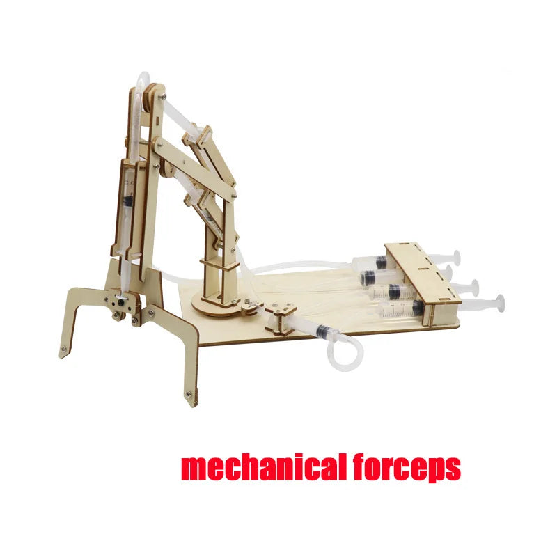 Hydraulic Excavator DIY Student Technology Small Production Science and Education Toy Model Science Experiment Toy