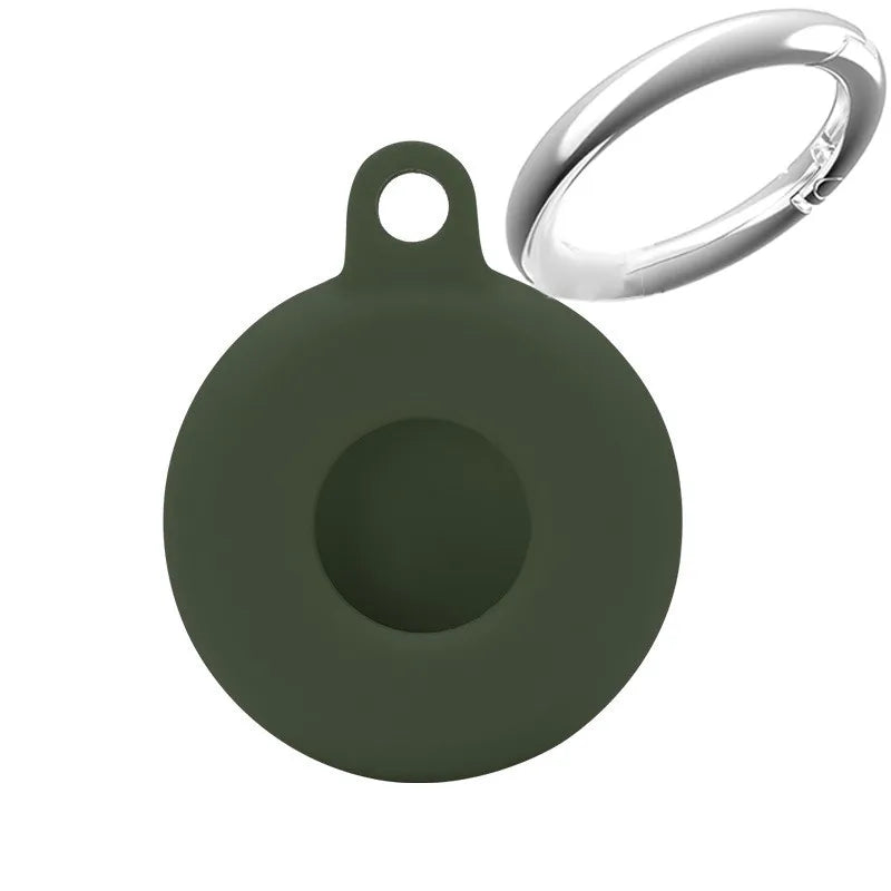 Candy Colors Liquid Silicone Case For Apple 2021 New AirTag Tracker Anti-Scratch Cover Locator Keychain Protect Sleeve Anti-lost