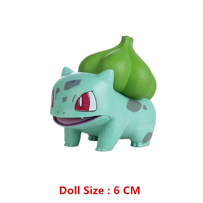 Pokemon 4-13Cm Toys Model Cartoons Movie Anime Figure Pikachu Eevee Charmander Mewtwo Collection Dolls Birthday Best Gift