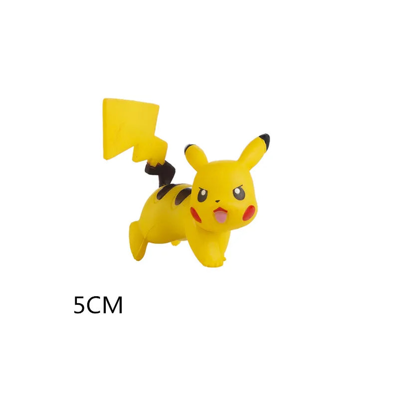 Pokemon 4-13Cm Toys Model Cartoons Movie Anime Figure Pikachu Eevee Charmander Mewtwo Collection Dolls Birthday Best Gift