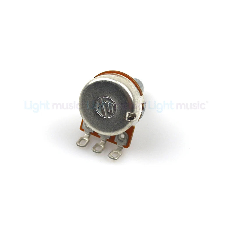 2pcs A500K B500K A250K B250K Potentiometer Splined Small Pot Electric Guitar Bass Effect Amp Tone Volume 15mm 18mm Shaft Parts