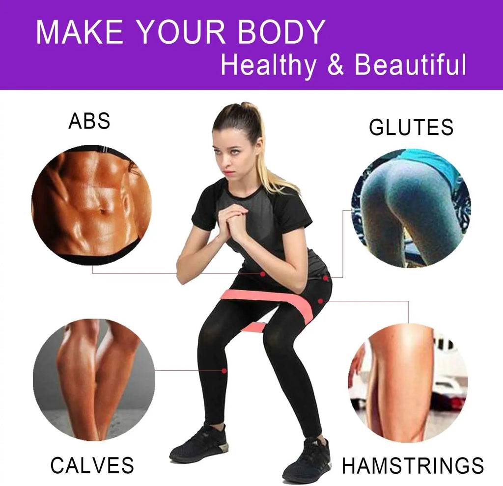 Tension Band Elastic Band, Yoga Fitness Shaping Legs Core Exercise, Strength Rehabilitation Training, Circular Resistance Circle