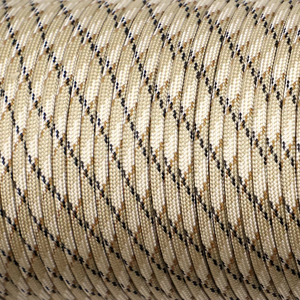 550 Military Paracord 7 Strand 4mm Tactical Parachute Cord Camping Accessories Outdoor Survival DIY Bracelet Rope