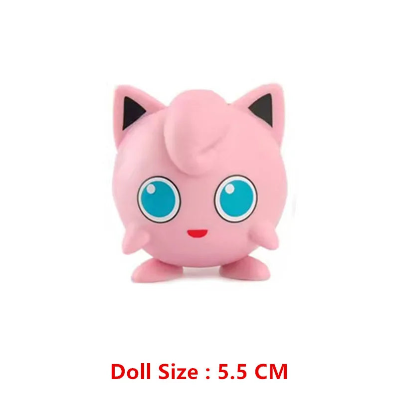 Pokemon 4-13Cm Toys Model Cartoons Movie Anime Figure Pikachu Eevee Charmander Mewtwo Collection Dolls Birthday Best Gift