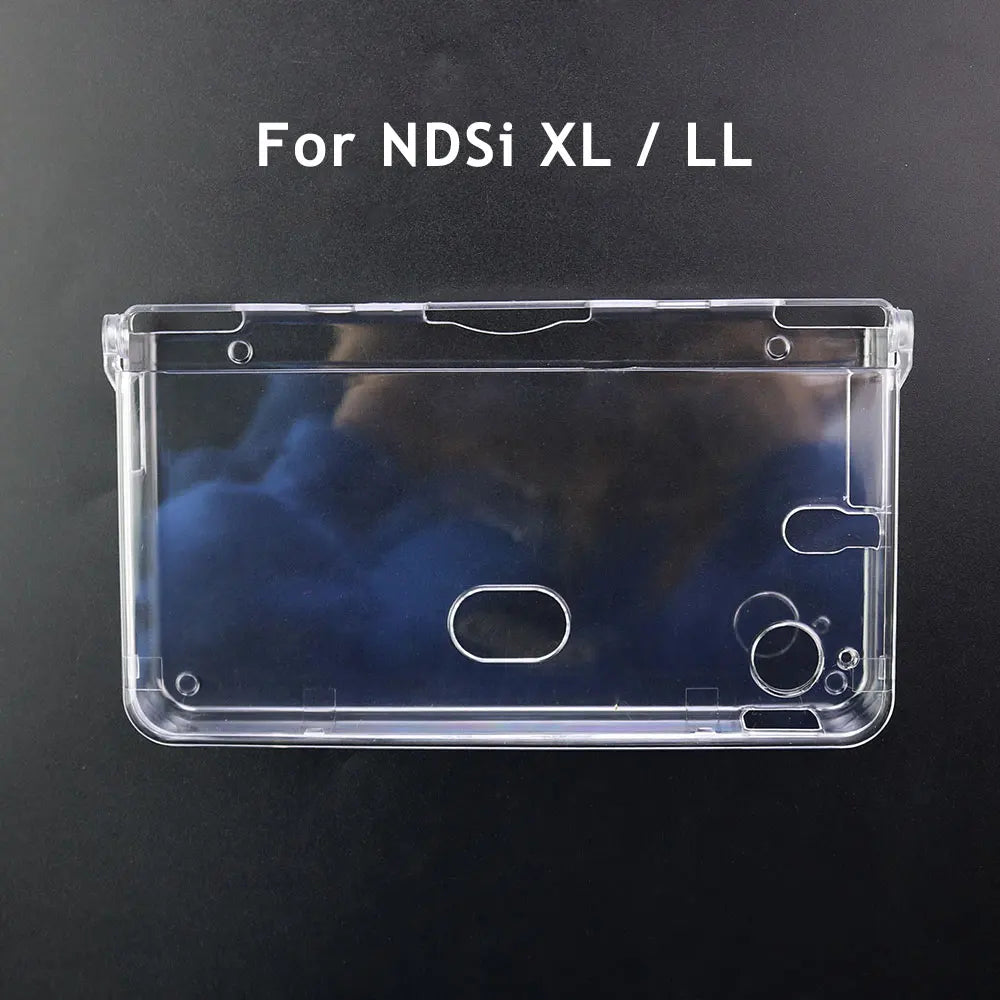 JCD Plastic Clear Crystal Protective Hard Shell Skin Case Cover For GBA SP NDSL DSI NDSi XL 3DS XL New 3DS XL LL Console