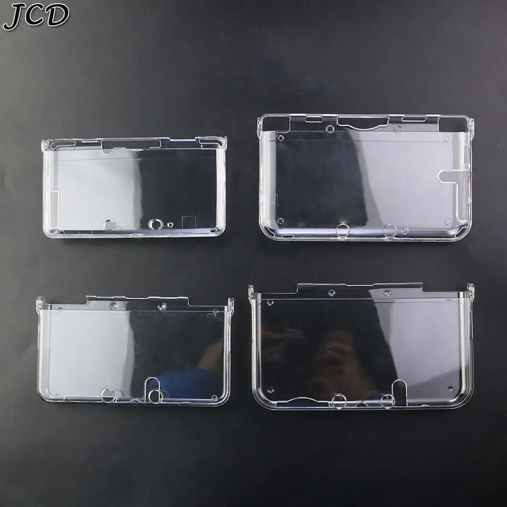 JCD Plastic Clear Crystal Protective Hard Shell Skin Case Cover For GBA SP NDSL DSI NDSi XL 3DS XL New 3DS XL LL Console