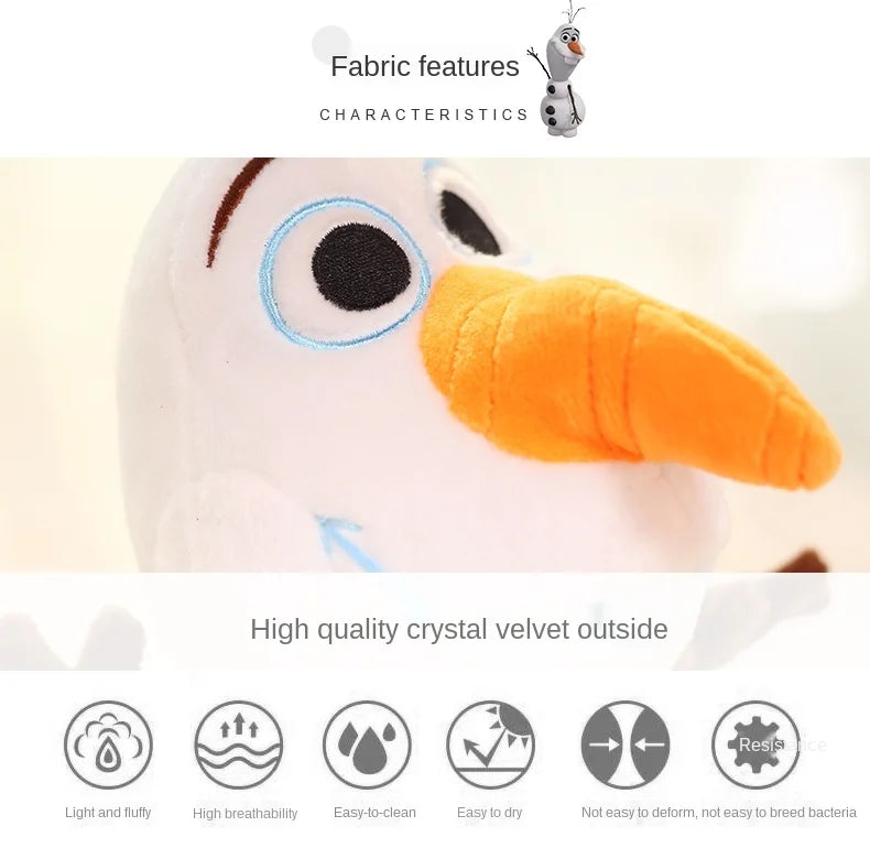 30cm 50cm Frozen Olaf Plush Kawaii Snowman Toys Action Figure Model Soft Stuffed Anime'S Doll Toys Children'S Christmas Gift
