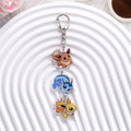 Pokémon Characters Pikachu Bulbasaur Jigglypuff Acrylic Keychain Bag Charms Accessories Backpack Pendant Key Holder Friend Gifts