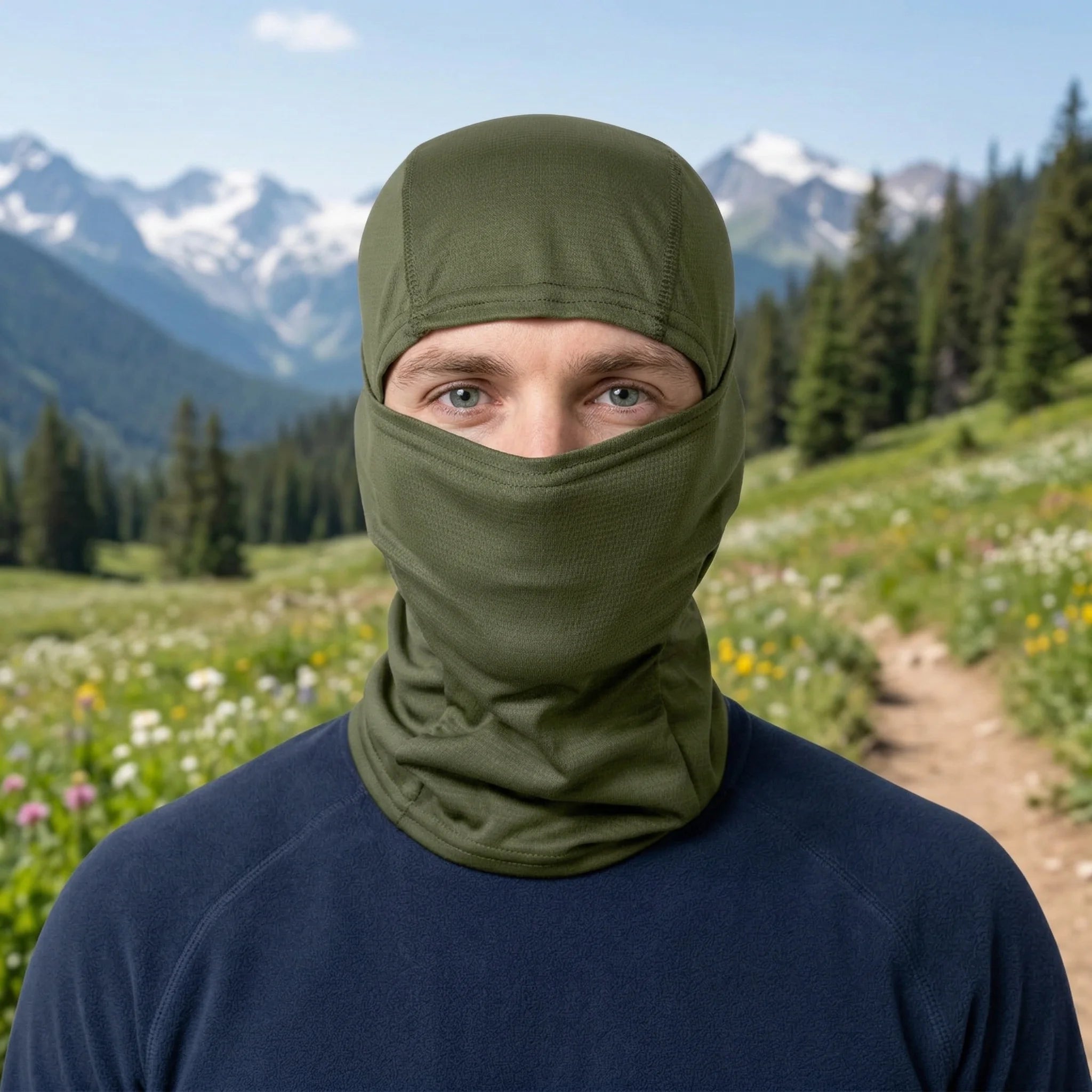 Summer Men's Women's Elastic Breathable Balaclava Hat Sunscreen Cycling Full Face Mask Scarf For Hiking Fishing Skiing