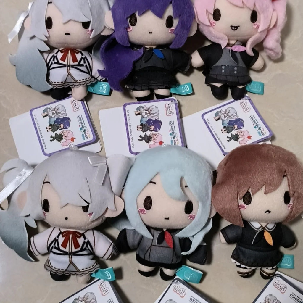 10cm Pjsk Plush Doll Toys Project Sekai Akiyama Mizuki Stuffed Plushies Keychain Yoisaki Kanade Pendant Backpack Bag Decor Gift