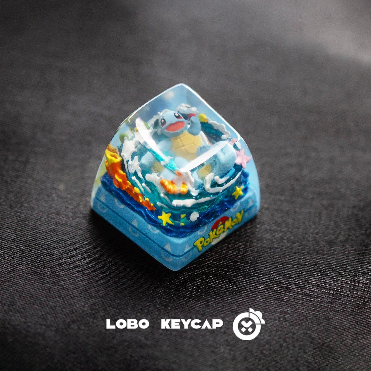Pokemon Bulbasaur Squirtle Keycap Transparent Keyboard Accessories Anime Cute Resin Shrink Drip Glue Keycaps Oem Esc Original C4