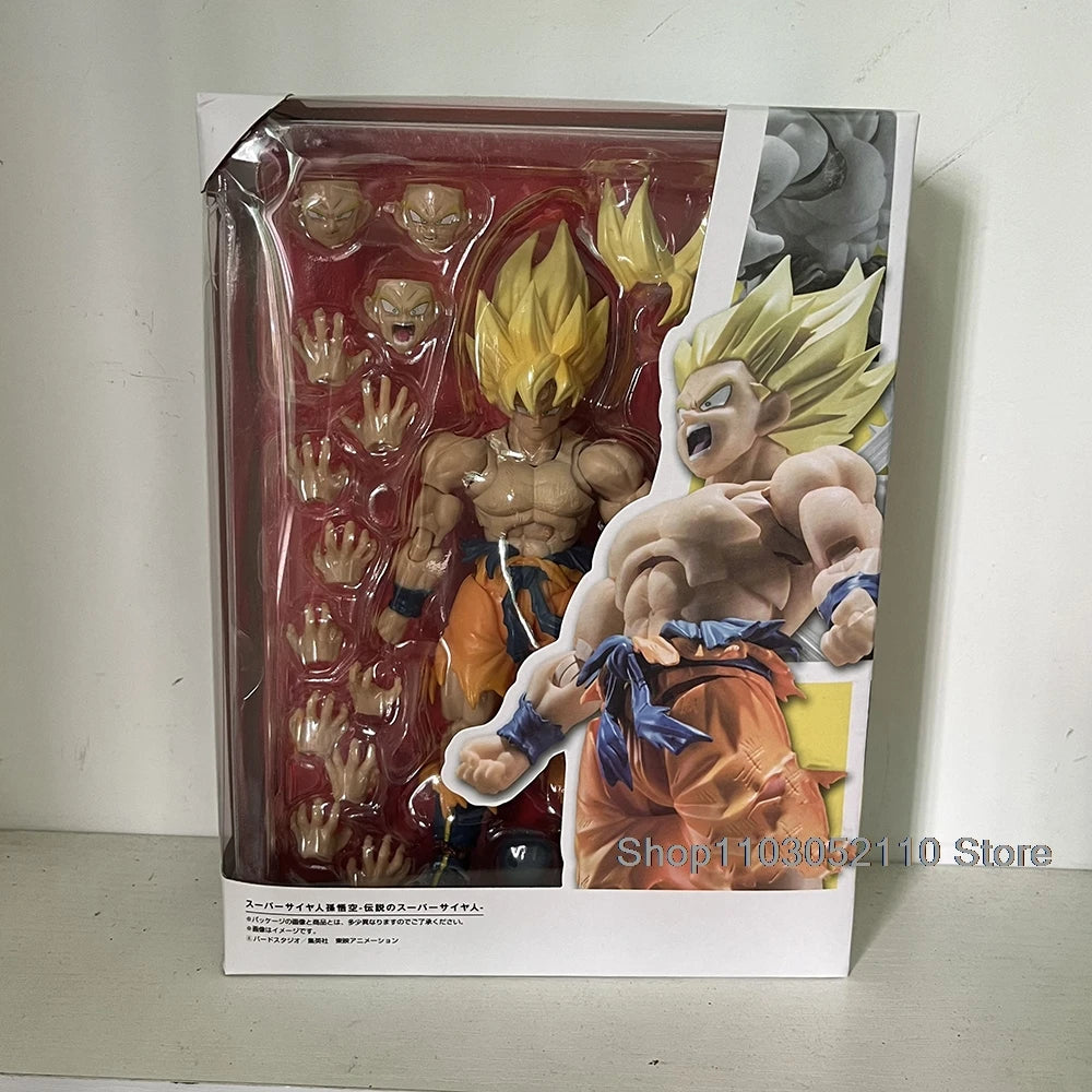 Dragon Ball Z Son Gokul Action Figure SHFiguarts Anime War Damage Super Saiyan Collection Model Birthday Gifts