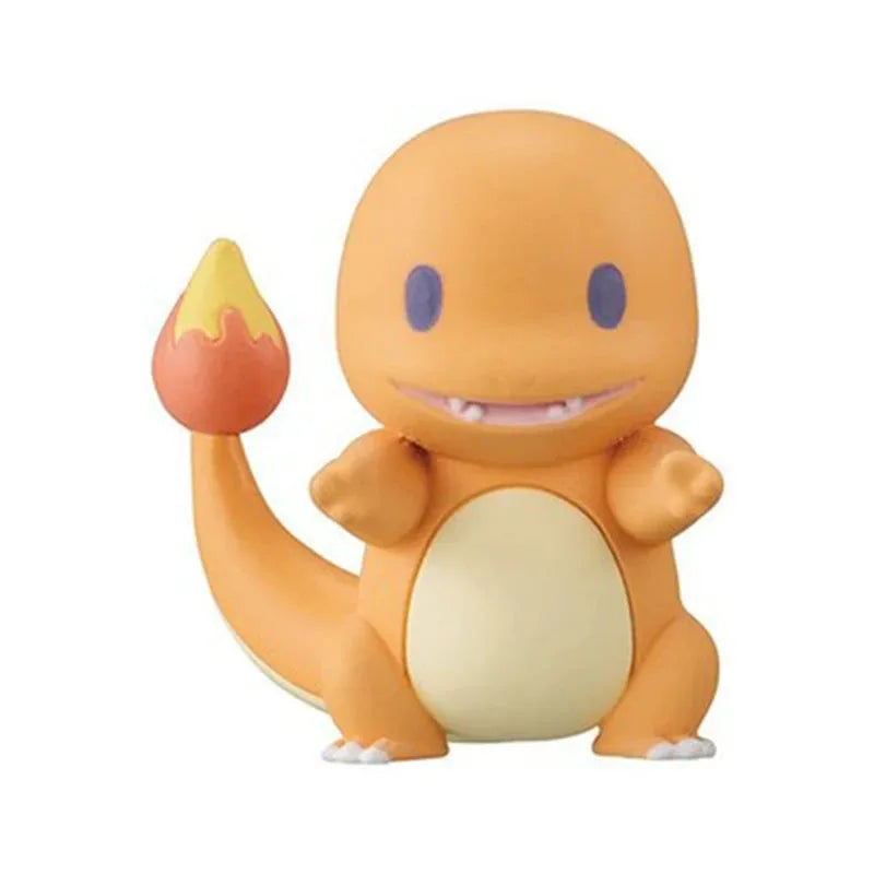 5Pcs Pokemon Pikachu Anime Action Figures 3CM Ornaments Collection Dolls Model Kawaii Charmander Squirtle Toys For Children Gift