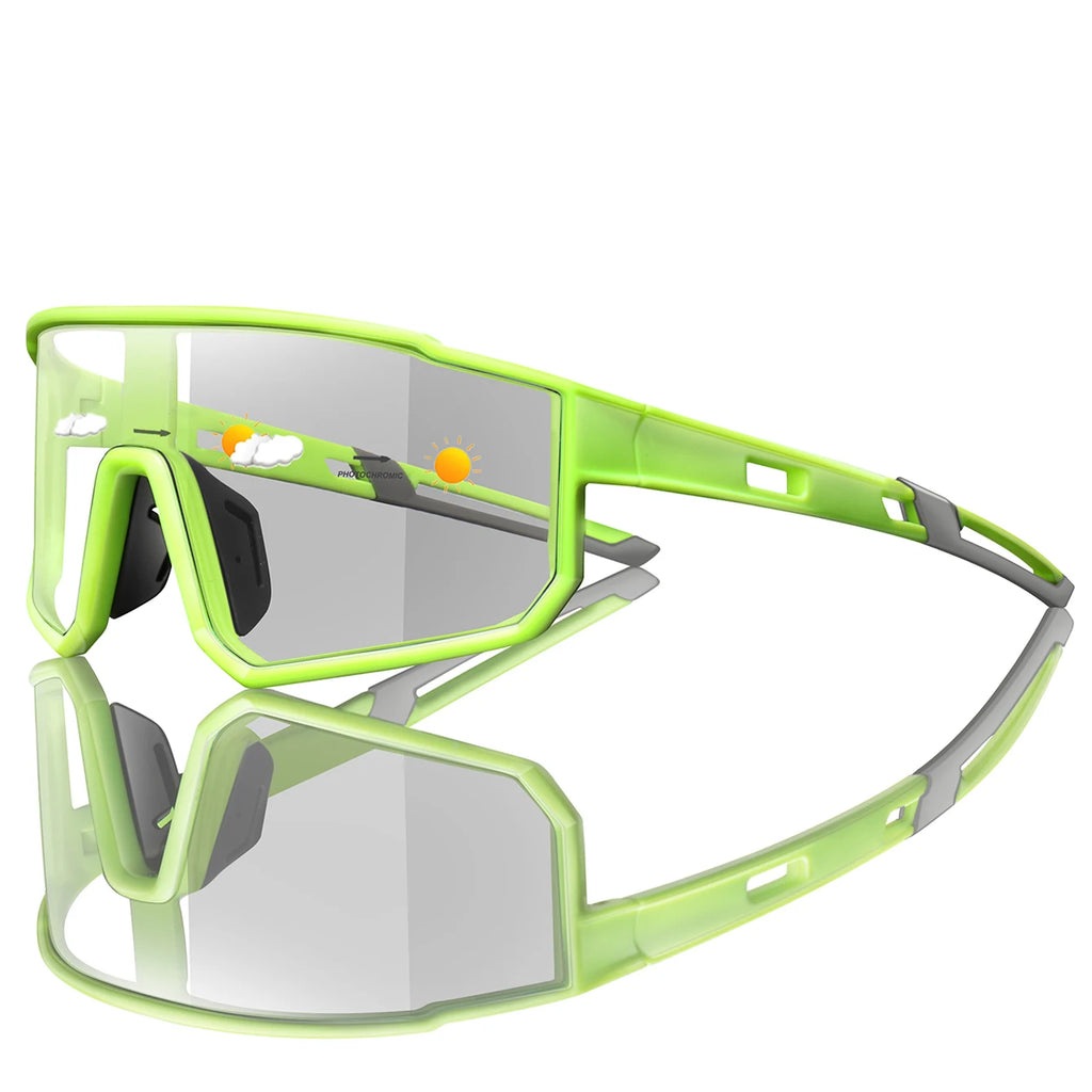 New Style Brand Photochromic Eyewear Men Women Bicycle MTB Bike Running Fishing Cycling Glasses Comfortable Windproof Goggles