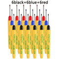 6pcs/set 33mm Red/Blue/Black Long Head Marking Pen Woodworking Decoration Deep Hole Waterproof Pen Multipurpose Marking Tool