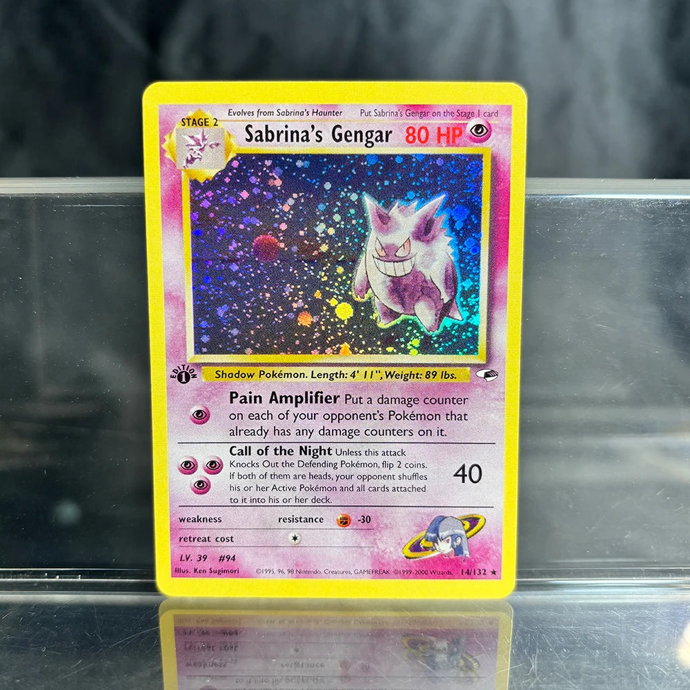 Holographic PKM Single Cards Charizard EX Pikachu 1st Edition Neo Mewtwo PTCG Proxy Cards Collection Battle Cards Toys Gifts