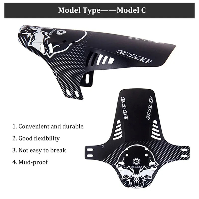 1/2PCS Universal Bike Fenders - Front/Rear Tire Wheel Mudguard MTB Road Bike Wings Mud Guard Cycling Accessories Bicycle Fender