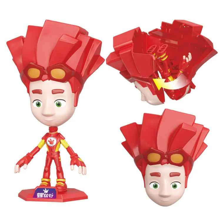 The Fixies Anime Figure Nolik Cartoon Transforming Toys Model Action Figures Collection Ornaments Children Gifts