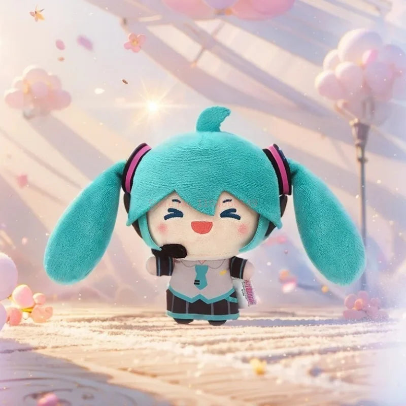 Hot Genuine Spot Hatsune Miku Double Ponytail Rotary Jumping Pull Start Pendant Fufu Doll Interesting Trendy Doll Birthday Gifts