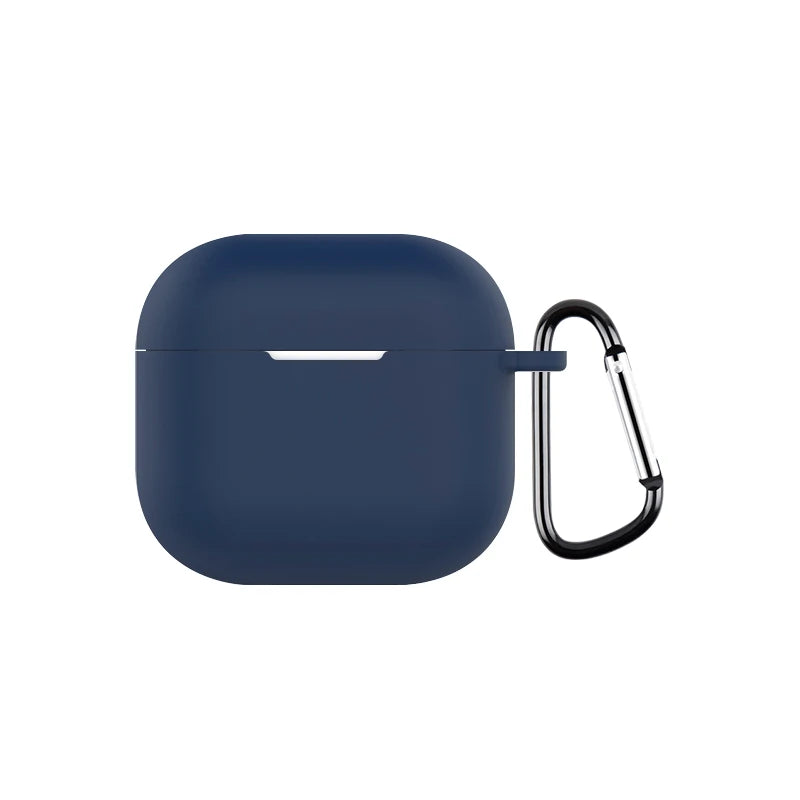 Wireless Headset Silicone Cover For AirPods 4 4th Generation 2024 Case For AirPods4 Air Pods 4 Coque Soft TPU Fundas With Hook