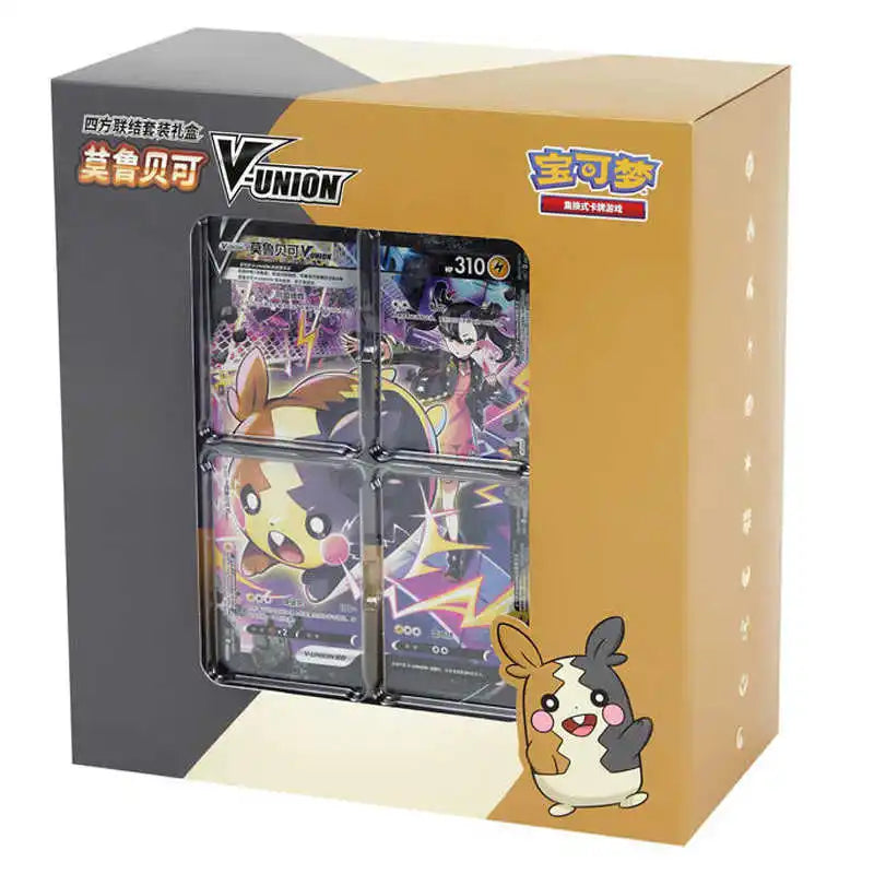 In Stock Genuine 100% Original Pokemon Ptcg Card Quartet Coupling V-Union Gift Boxes Pikachu Big Gather Moru Baker Mew-Two  Ptcg